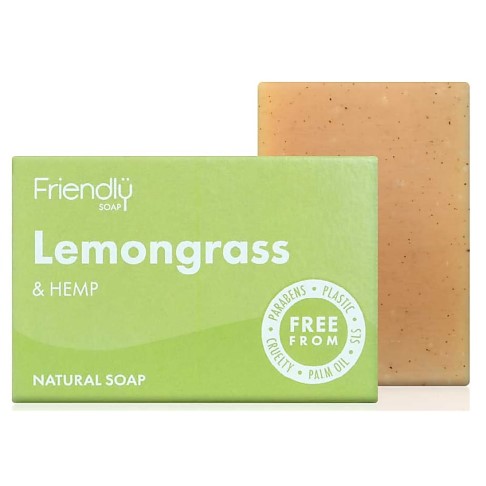 Friendly Soap Badzeep - Citroengras & Hennep