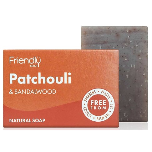 Friendly Soap Badzeep - Patchoeli & Sandelhout