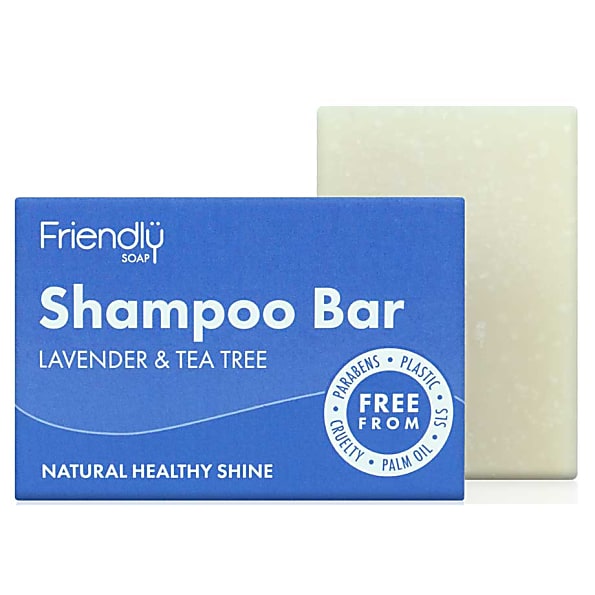 Image of Friendly Soap Shampoo Bar - Lavendel & Tea Tree
