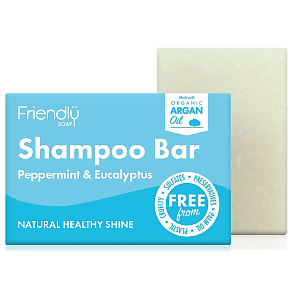 Image of Friendly Soap Shampoo Bar - Pepermunt & Eucalyptus