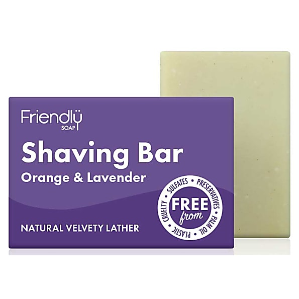 Image of Friendly Soap Scheerzeep Bar - Sinaasappel & Lavendel