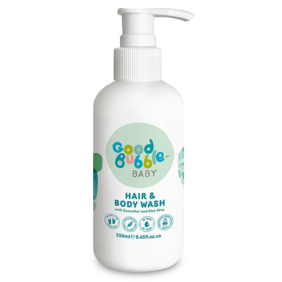 Image of Good Bubble Baby Komkommer & Aloe Vera Haar and Body Wash 250ml