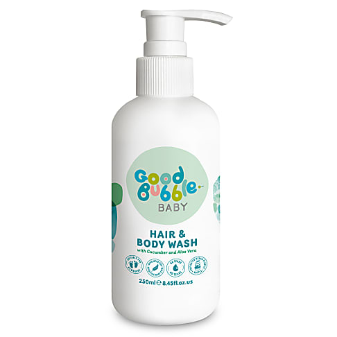 Good Bubble Baby Komkommer & Aloe Vera Haar and Body Wash 250ml