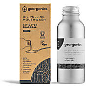 Georganics Oilpulling Mondwater- Geactiveerde Houtskool