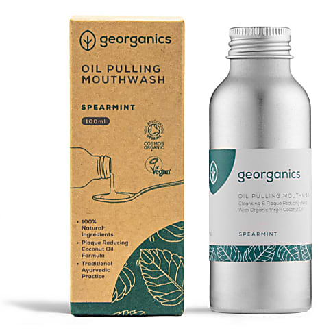 Georganics Oilpulling Mondwater - Groene Munt