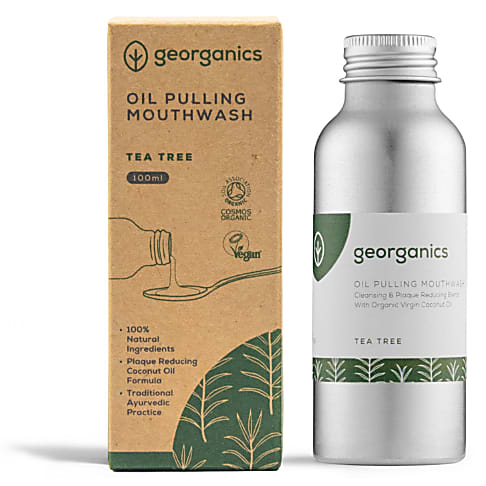 Georganics Oilpulling Mondwater - Tea Tree