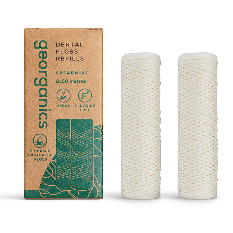 Image of Georganics Natuurlijke Floss Refill - Pepermunt