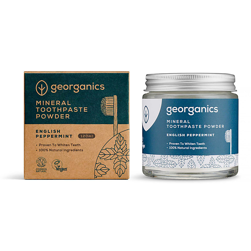 Georganics Natuurlijk Tandpoeder - Engelse Pepermunt 5060480200777