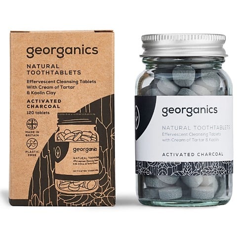 Georganics Tandpasta Tabletten - Geactiveerde Houtskool