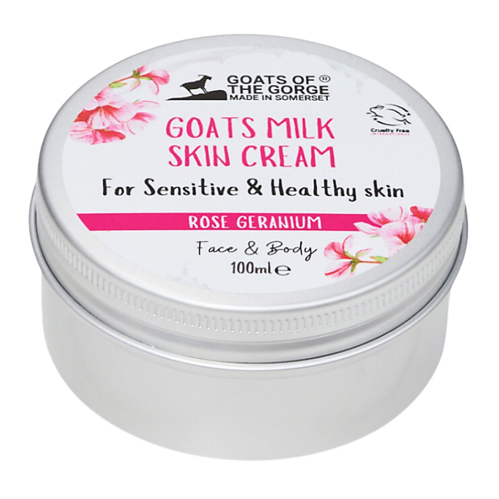 Image of Goats of the Gorge Geitenmelk Huidcreme 100ml -Geranium