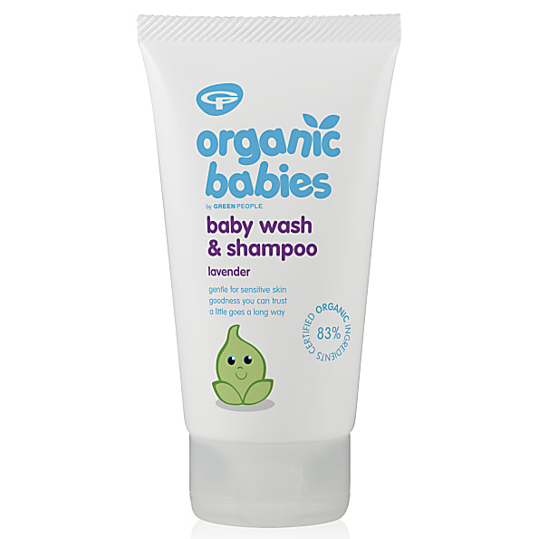 Image of Green People Organic Babies Baby Wash & Shampoo - Lavendel