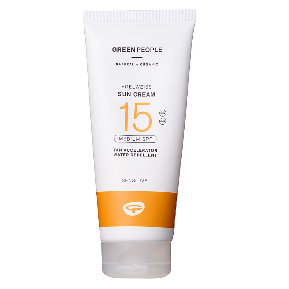 Green People Zonnecreme SPF 15 met bruinversneller 200ml