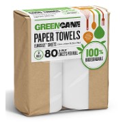 Greencane 2 Ply Keukenpapier (70 Vellen) 2 Rollen