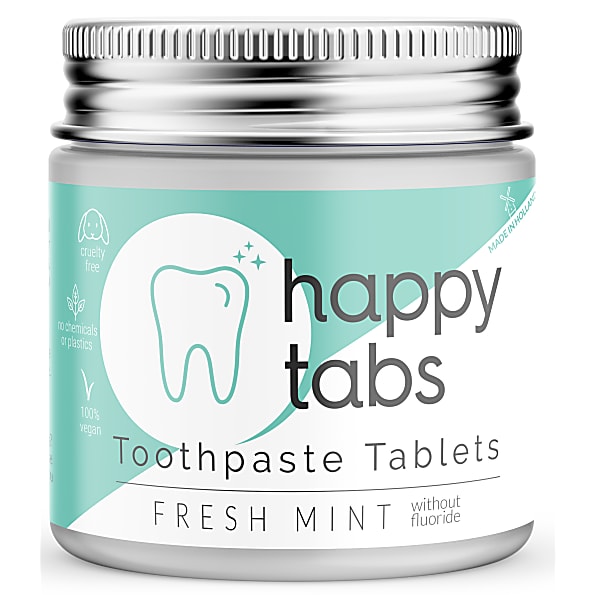 Happy Tabs Fresh Mint fluoridevrij 8719326648545