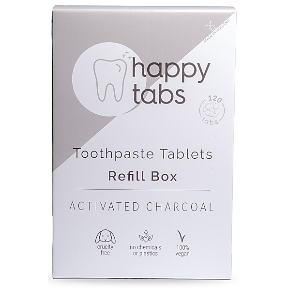 Happy Tabs Refill Houtskool fluoridevrij 8719326648538
