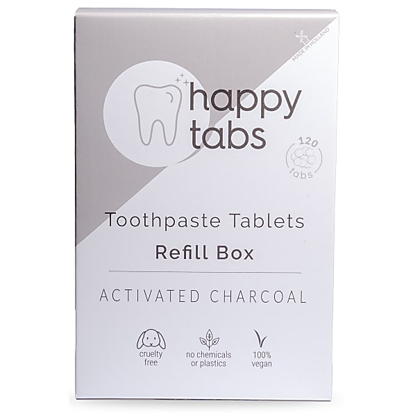 Image of Happy Tabs Refill Houtskool fluoridevrij