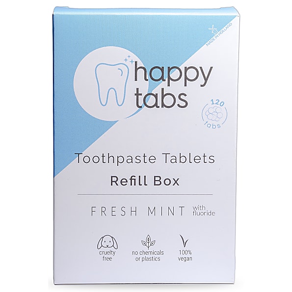Image of Happy Tabs Refill Munt fluoride