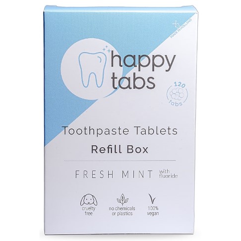 Happy Tabs Refill Munt (fluoride)