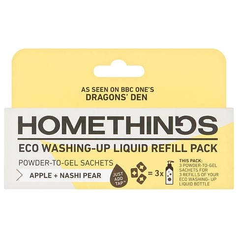 Homethings Eco Afwasmiddel Refill 3 Zakjes