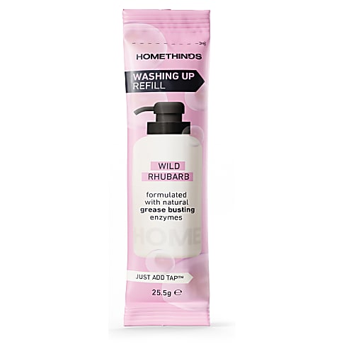 Homethings Eco Afwasmiddel Wilde Rabarber - Refill