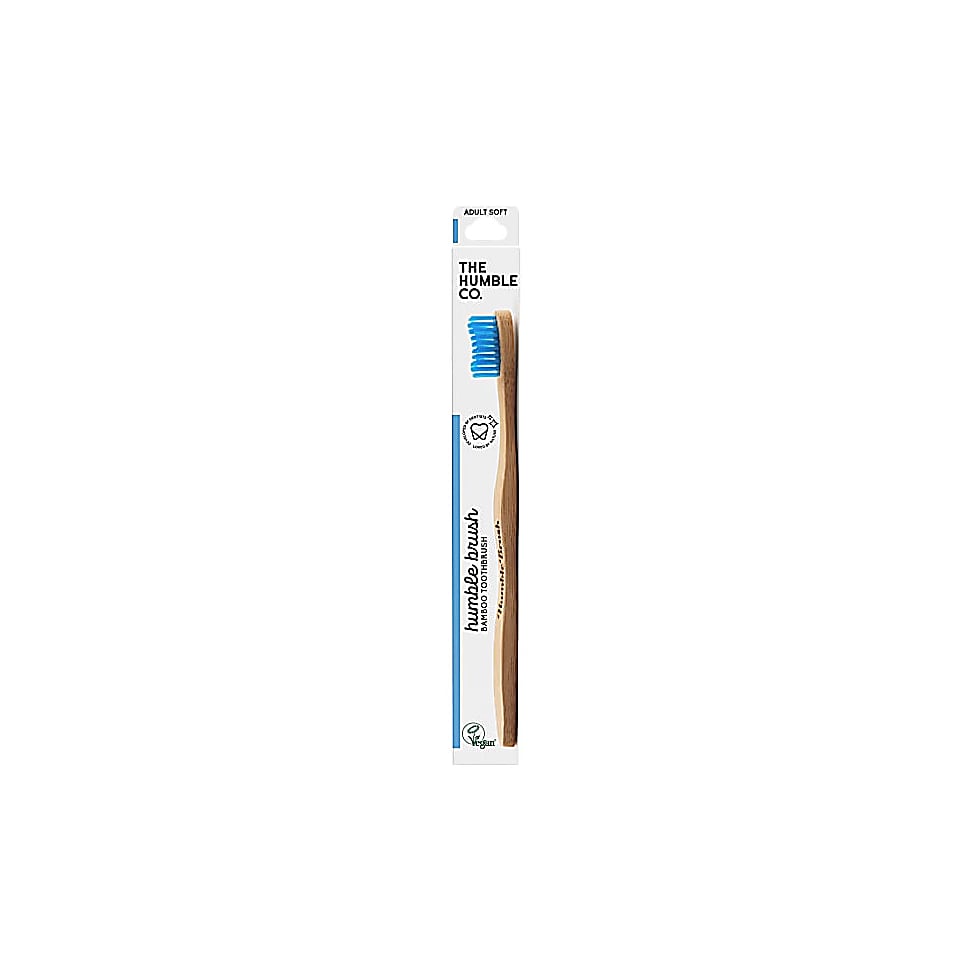 The Humble Co Humble Tandenborstel Bamboe Blauw