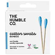 Humble Natuurlijke Wattenstaafjes - Blauw (100 pcs)