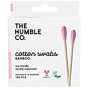 Humble Natuurlijke Wattenstaafjes - Roze (100 pcs)