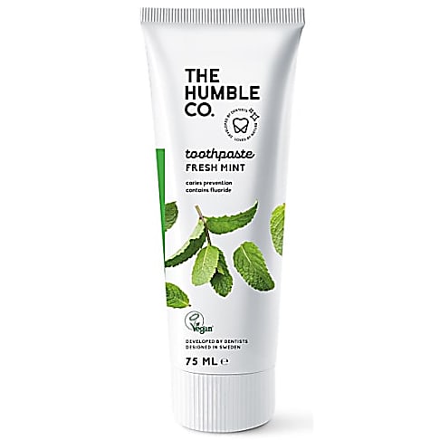 Humble Natuurlijke Tandpasta met Fluoride - Fresh Mint 75ml
