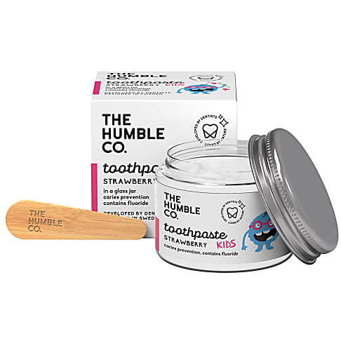 The Humble Co Natural Kinder Tandpasta Potje - Aardbei - 50 ml