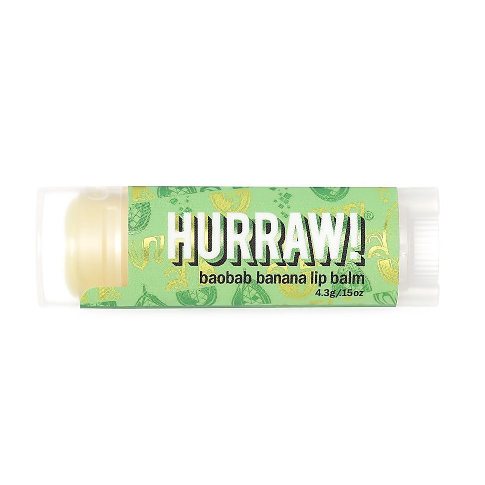 Image of Hurraw Boabab Banana Lip Balm