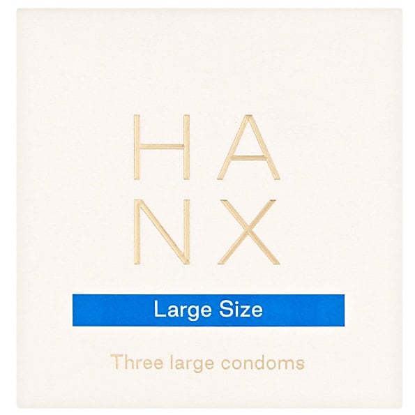 Image of Hanx Large Ultra Dun Vegan Condoom - 3 stuks