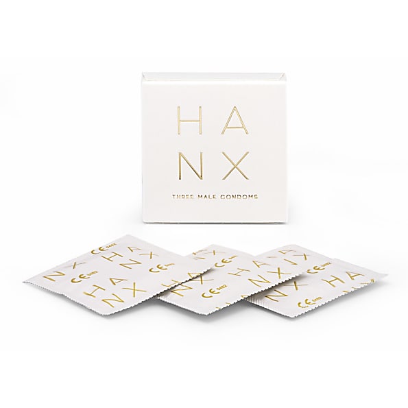 Image of Hanx Standaard Formaat Ultra Dun Vegan Condoom - 3 stuks