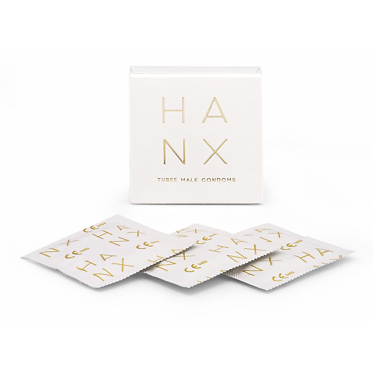 Hanx Standaard Formaat Ultra Vegan Condoom - 3 stuks Big Green Smile