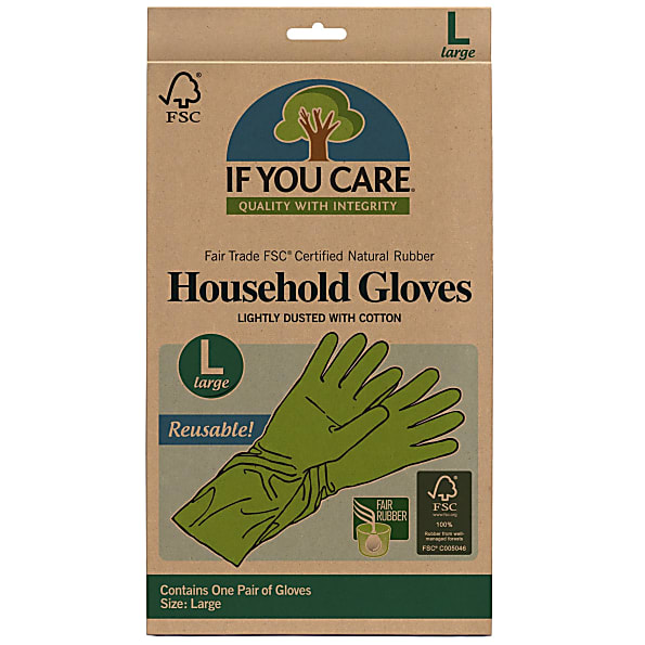 If You Care Eerlijke Handel Rubber Latex Handschoenen Large 770009250293