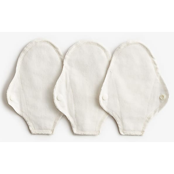 ImseVimse Bio Katoen Inlegkruisje String 3 stuks Wit 7392871181906