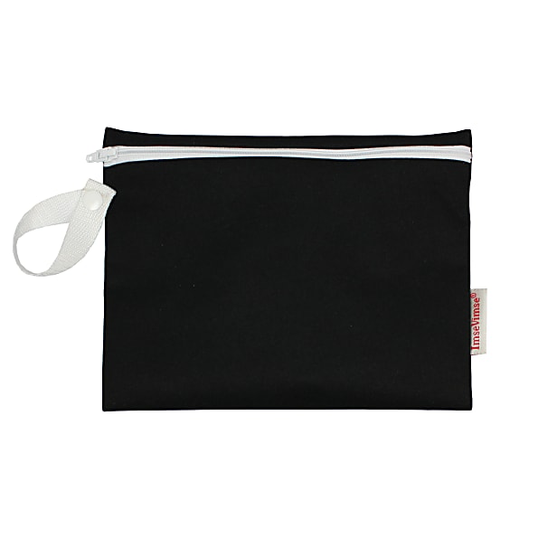 ImseVimse Mini Wet Bag met sluiting 20×15 black 7392871601176