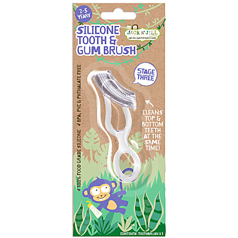 Jack N' Jill Silicone Tanden- en Tandenvleesborstel (2 tot 5 jaar)