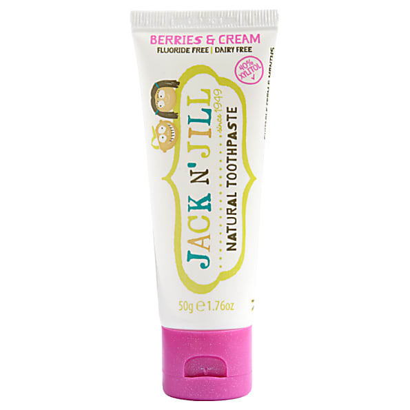 Image of Jack N' Jill Natuurlijke Organische Tandpasta - Bessen & Room