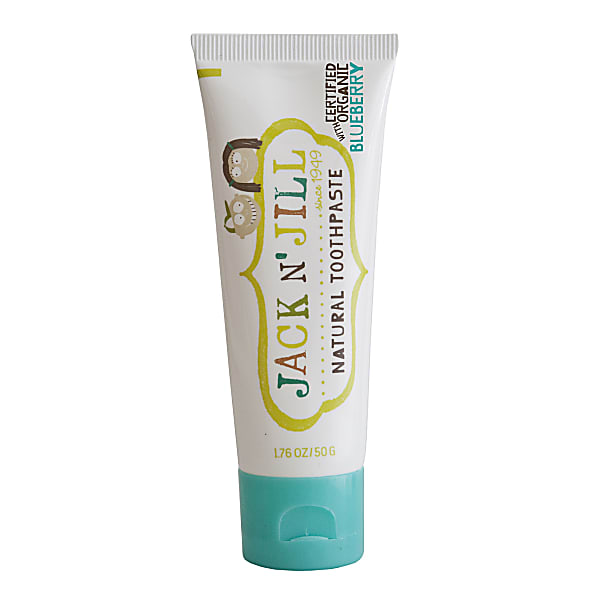 Image of Jack N' Jill Natuurlijke Organische Tandpasta - Blauwe Bes