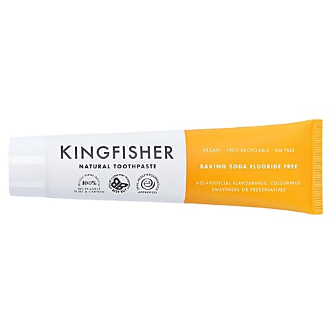 Kingfisher Baking Soda Mint Tandpasta - Fluoride Vrij