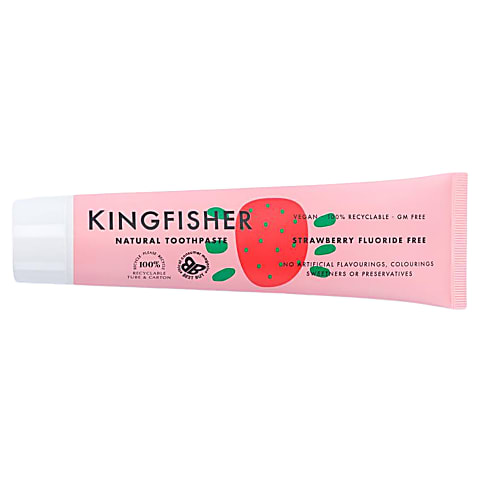 Kingfisher Kindertandpasta Aardbei - Fluoride Vrij