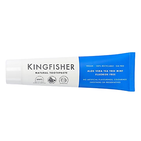 Kingfisher Aloe Vera Tea Tree & Mint - Fluoride Vrij