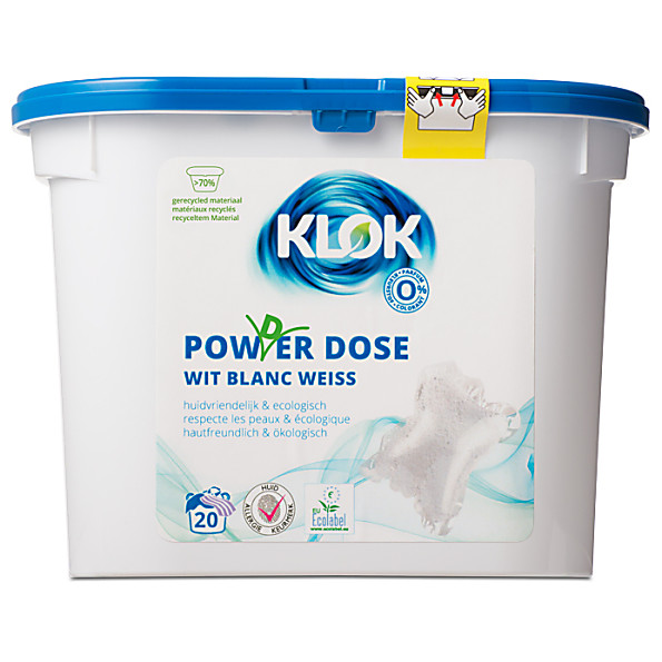 Klok Powder Dose Wit klok kopen in de aanbieding