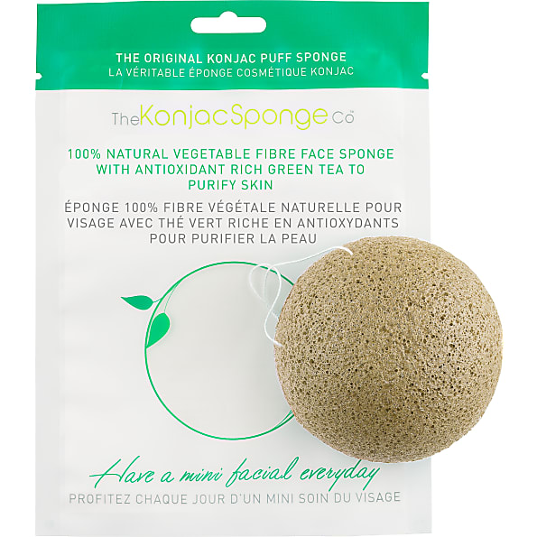 Konjac Sponge Co Facial Puff Groene Thee Geirriteerde En Gevoelige Huid konjac sponge co kopen in de aanbieding
