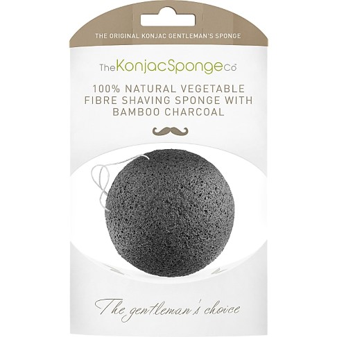 Konjac Premium Gentlemen's Sponge met Bamboo Charcoal