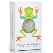 Konjac Mini Rainforest Pore Refiner French Green Clay - Tree Frog