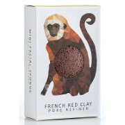 Konjac Mini Rainforest Pore Refiner French Red Clay - Monkey