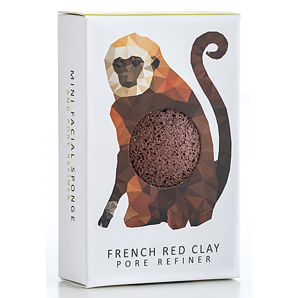 Image of Konjac Mini Rainforest Pore Refiner French Red Clay - Monkey