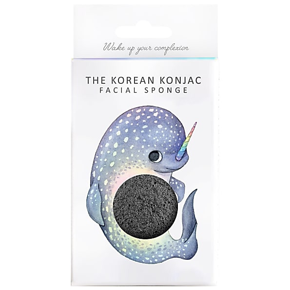 Konjac Sponge Co Mythical Narwhal Met Haak Bamboo Charcoal konjac sponge co kopen in de aanbieding Konjac Sponge Co Mythical Narwhal Met Haak Bamboo Charcoal konjac sponge co kopen in de aanbieding