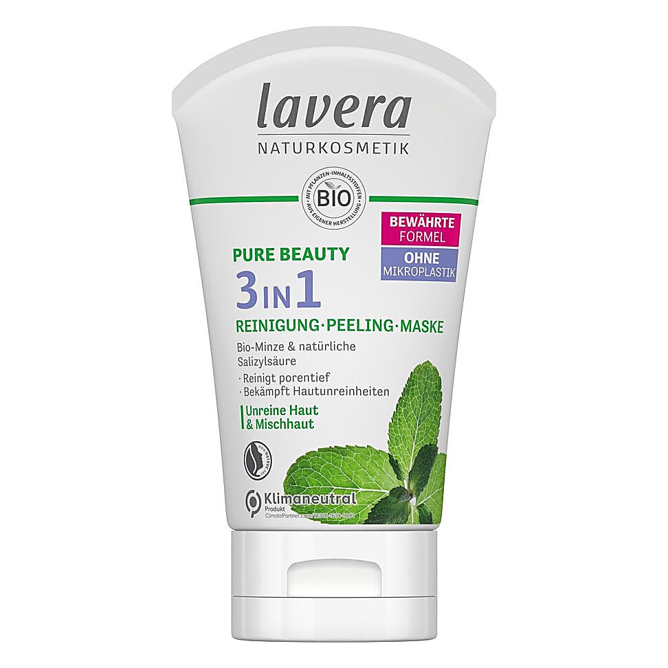 Image of Lavera 3 in 1 Wash, Scrub, Mask
